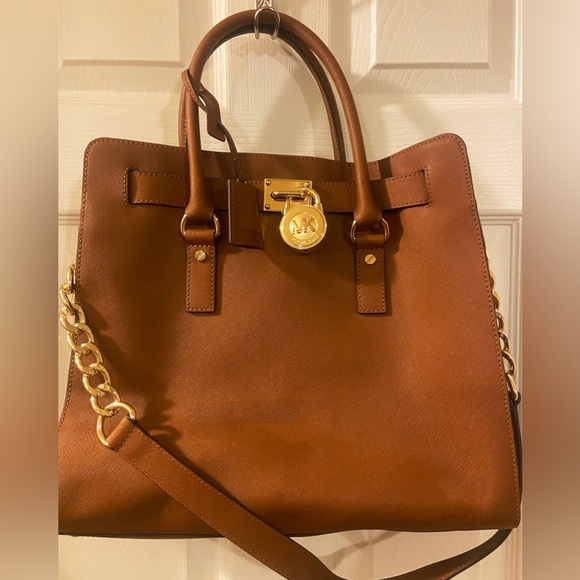 Hamilton Specchio in brown leather. Barely used; excellent condition, no marks. - Picture 3 of 7